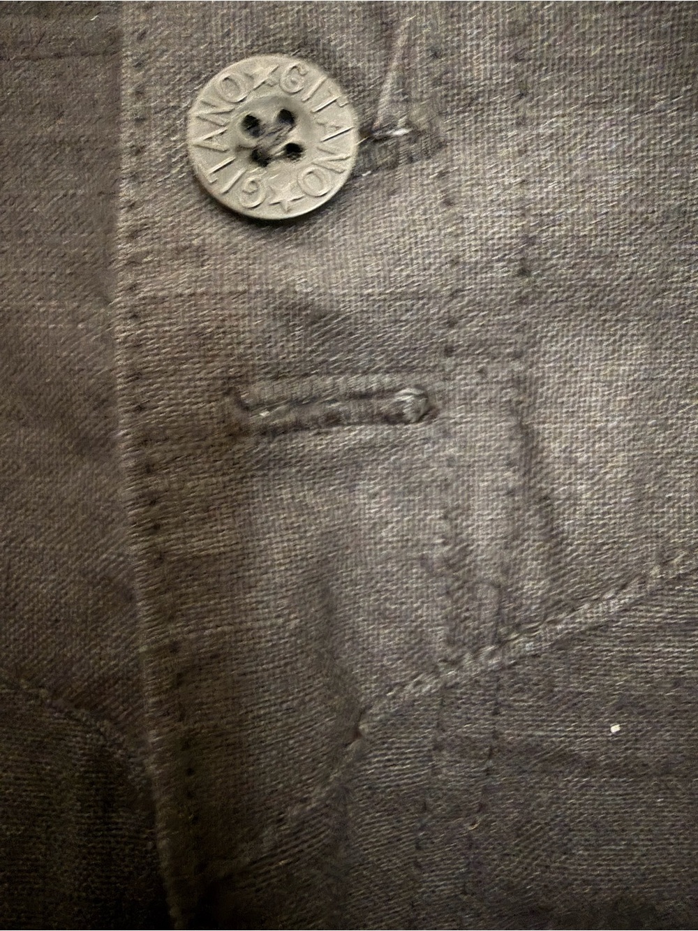 Vintage Gitano High Waist Tapered Ramie
Cotton Pants Black 16 EUC - Picture 4 of 12